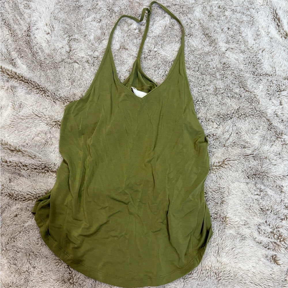 Lululemon Athletica Green Tank Top